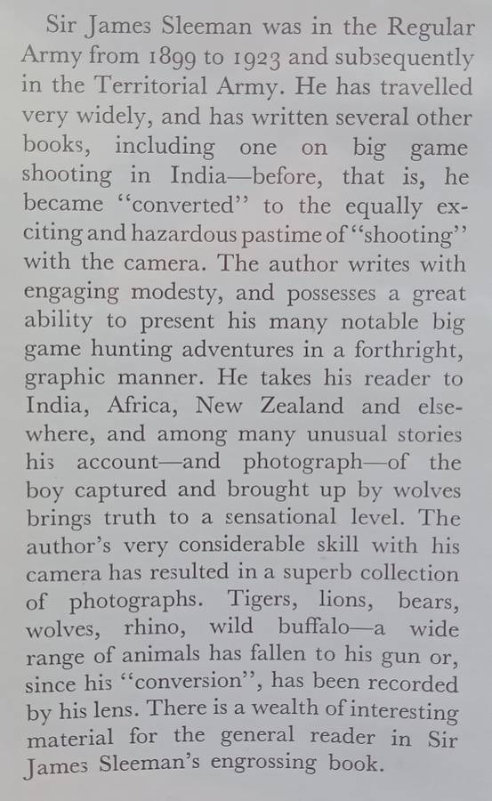 From Rifle to Camera: The Reformation of a Big Game Hunter | Colonel Sir James L. Sleeman