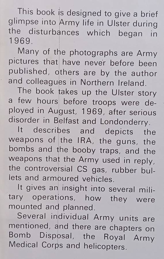 The British Army in Ulster | David Barzilay