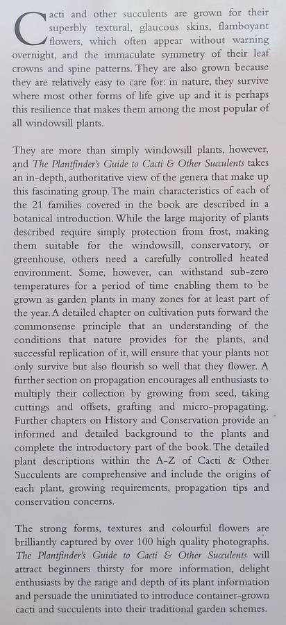 The Plantfinders Guide to Cacti & Other Succulents | Keith Grantham &amp; Paul Klaasen