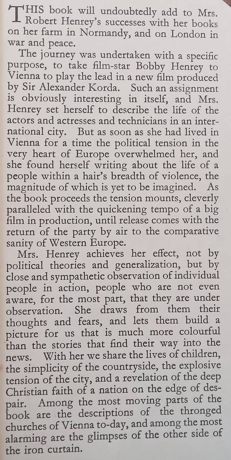 A Journey to Vienna | Mrs Robert Henrey