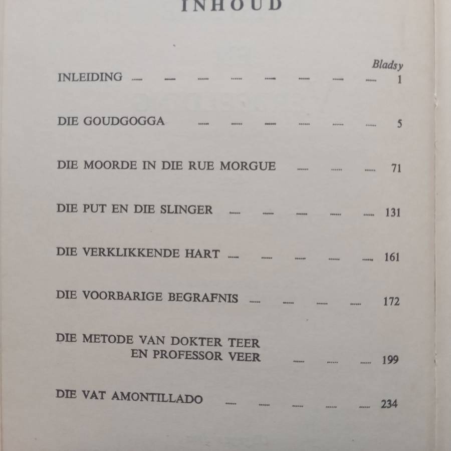 Verhale van Misterie en Verbeelding (Afrikaans Translation of Tales of Mystery and Imagination...