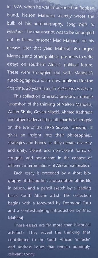 Reflections in Prison (Signed by Ahmed Kathrada, Dawid Moisi & One Other) | Mac Maharaj (Ed.)