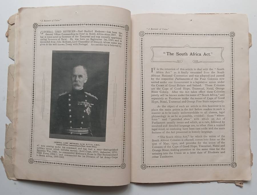 South Africa: A Souvenir of Union (When South Africa Became a Union)