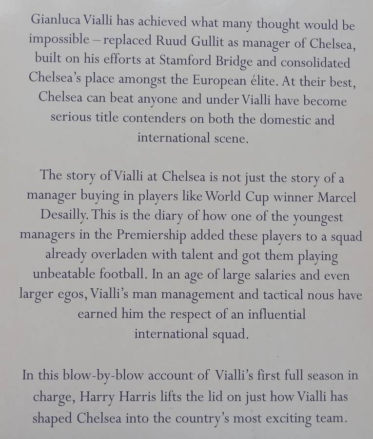 Vialli: A Diary of his Season | Harry Harris