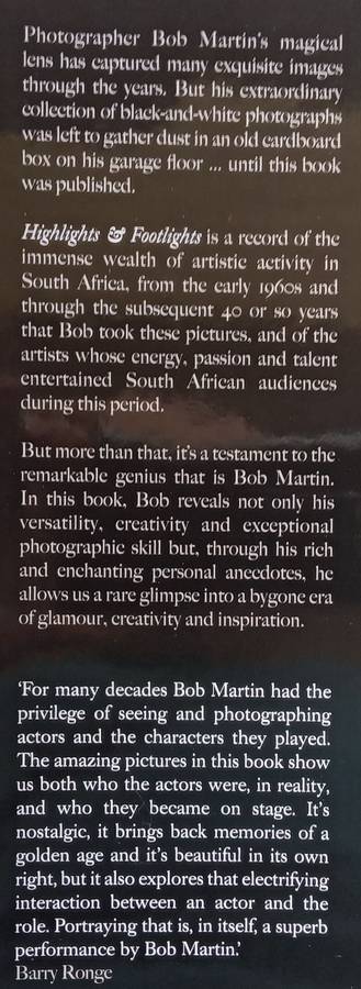 Highlights & Footlights: A Tribute to South African Stage and Screen (Signed by the photographer ...