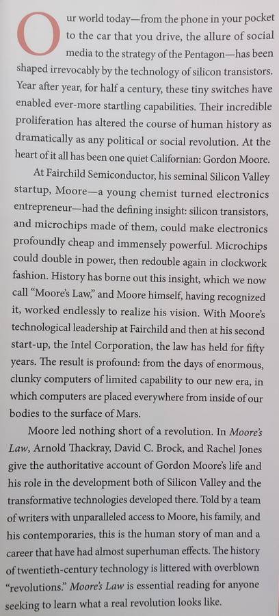 Moores Law: The Life of Gordon Moore, Silicon Valleys Quiet Revolutionary | Arnold Thackera...