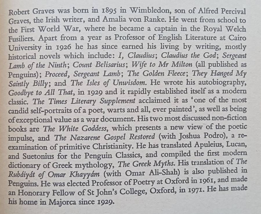 Selected Poems | Robert Graves