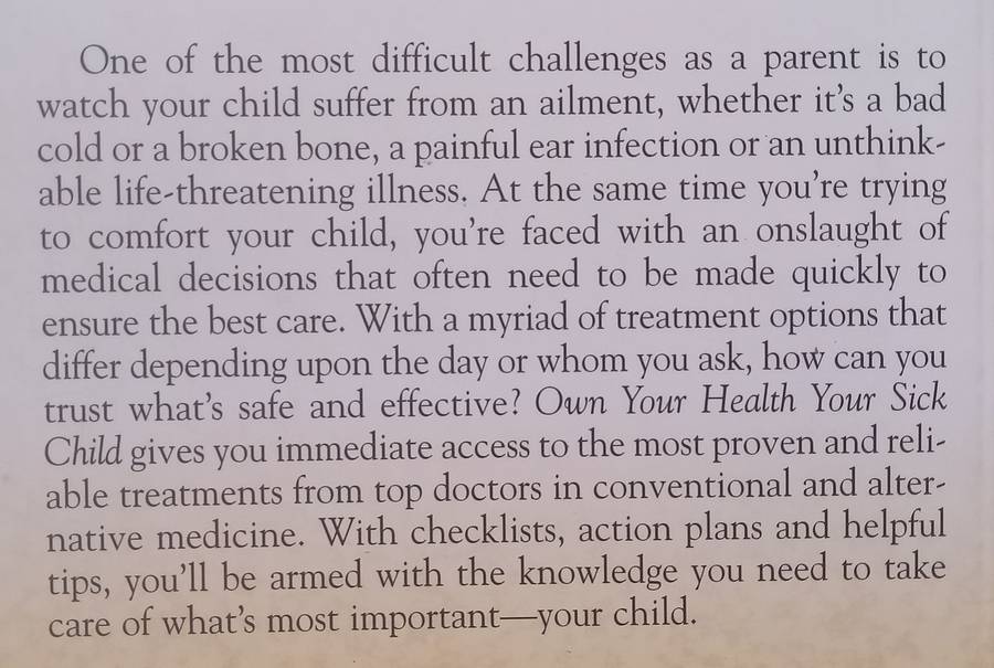 Own Your Health: The Best of Alternative & Conventional Medicine for Your Child | John D. Mark