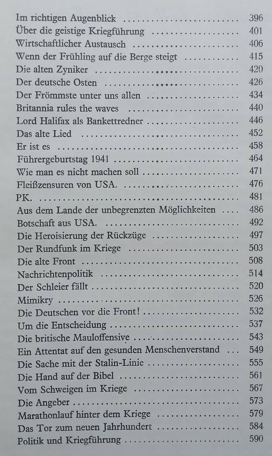 Die Zeit Ohne Beispiel: Reden und Aufsatze aus den Jahren 1939/40/41 (German, Published 1941) | J...