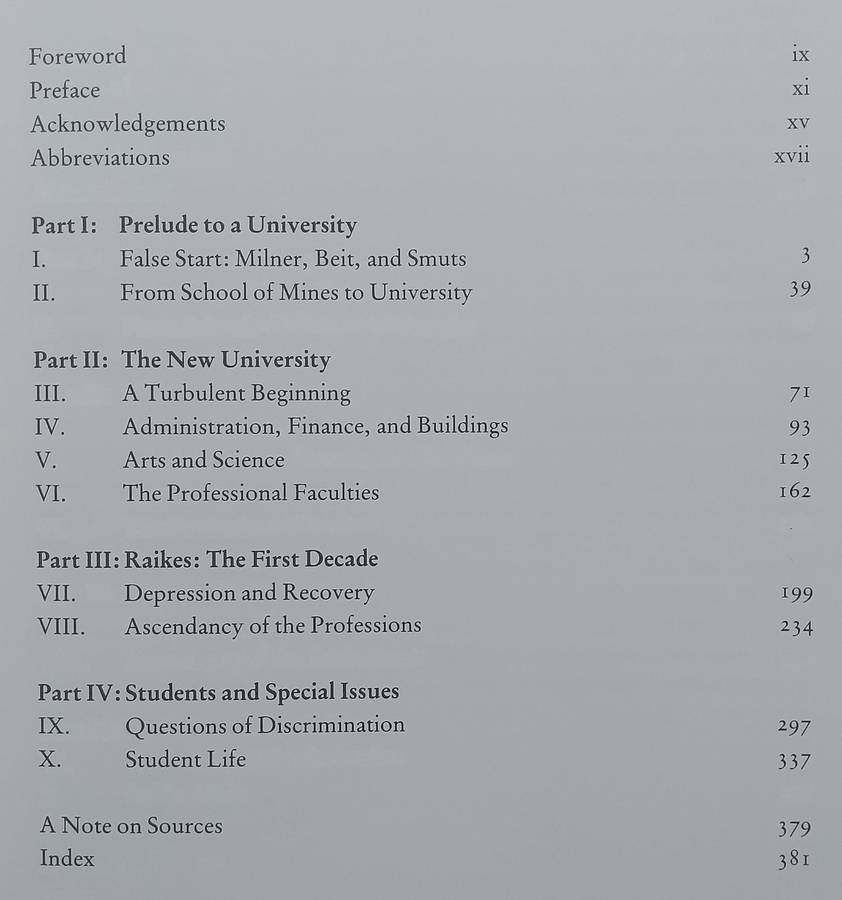 Wits: The Early Years (Numbered Copy, Signed by Author, Chancellor & Vice-Chancellor) | Bruce K. ...