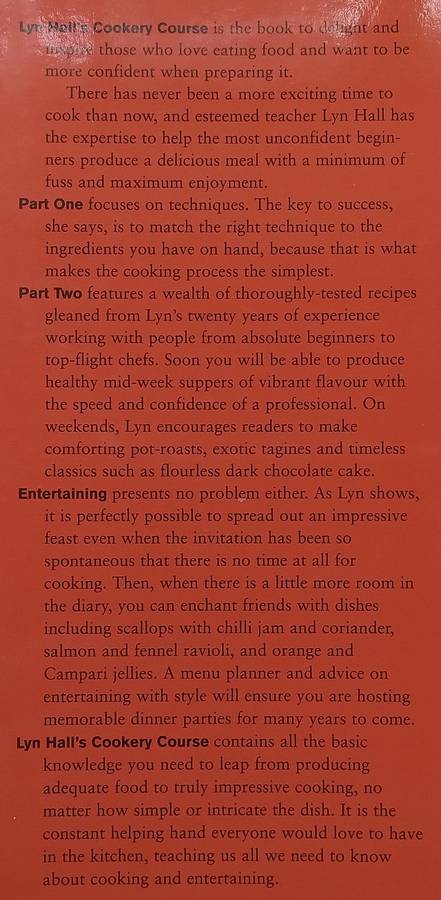 Lyn Halls Cookery Course | Lyn Hall