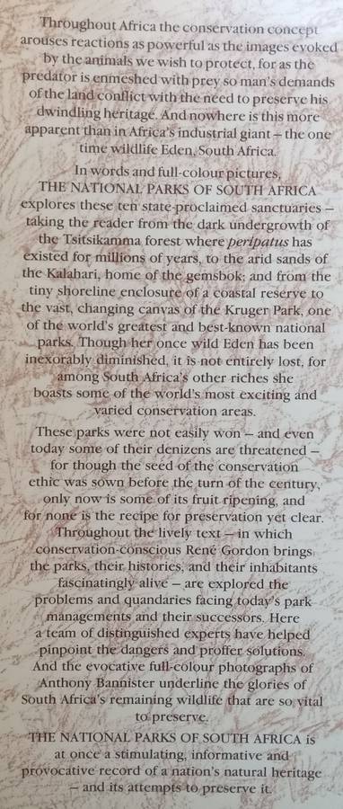 The National Parks of South Africa | Anthony Bannister & Rene Gordon