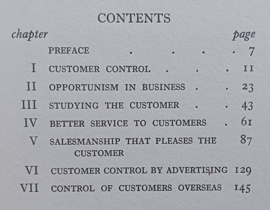 Customer Control | Herbert N. Casson