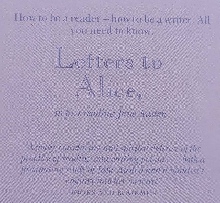 Letters to Alice, on First Reading Jane Austen | Fay Weldon