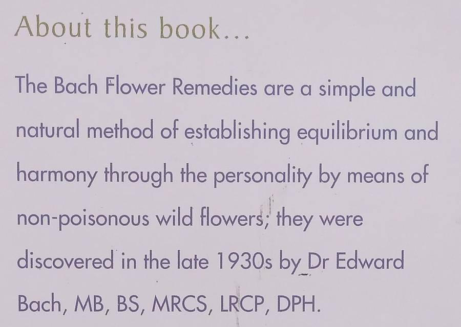 Dictionary of the Bach Flower Remedies: Positive and Negative Aspects | T. W. Hyne Jones