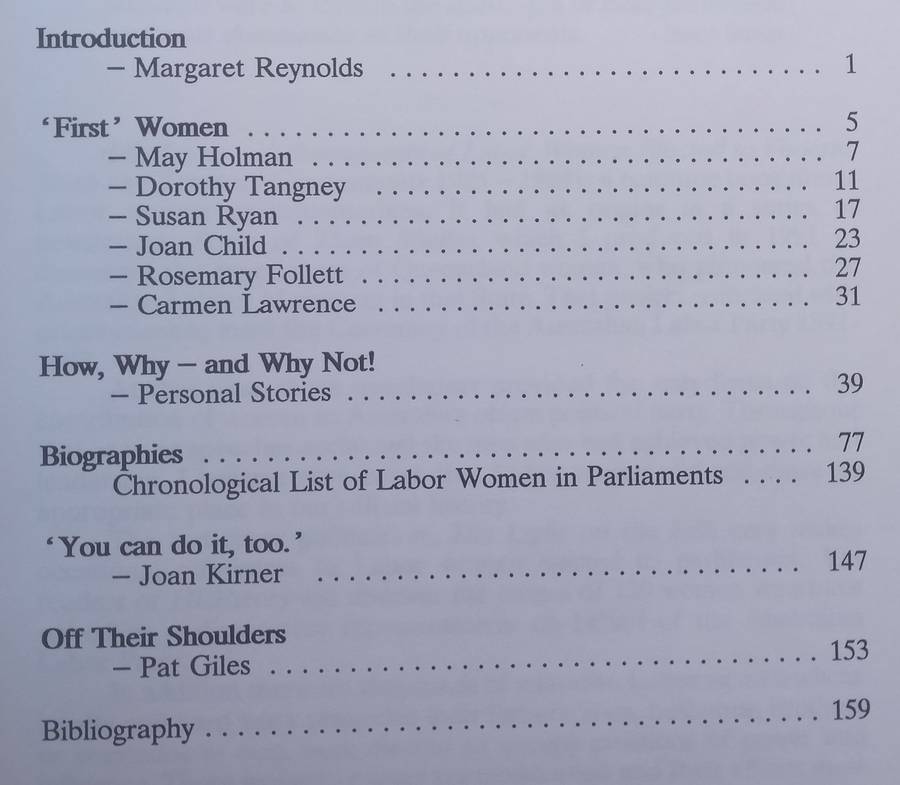 Her Story: Australian Labor Women in Federal, State and Territory Parliaments, 1925-1994 | Margar...