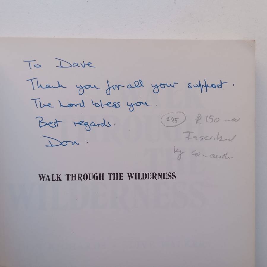 Walk Through the Wilderness (Signed and Inscribed by Co-Author) | Clive Walker &amp; Don Richards