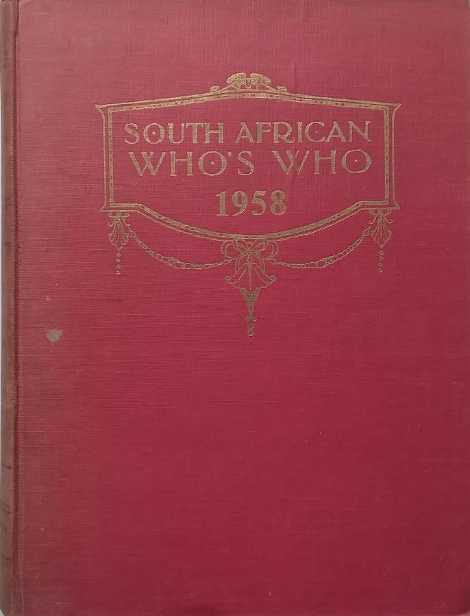 South African Whos Who, 1958