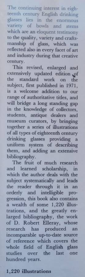Eighteenth Century English Drinking Glasses: An Illustrated Guide | L. M. Bickerton