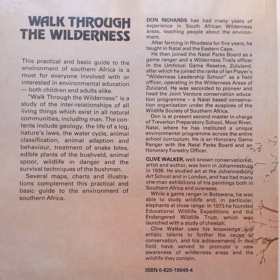 Walk Through the Wilderness (Signed and Inscribed by Co-Author) | Clive Walker &amp; Don Richards