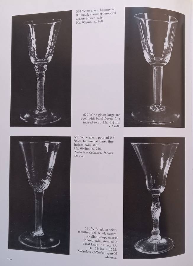 Eighteenth Century English Drinking Glasses: An Illustrated Guide | L. M. Bickerton