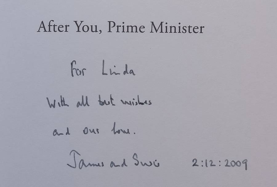 After You, Prime Minister (Signed and Inscribed and Signed by Author) | James Douglas-Hamilton