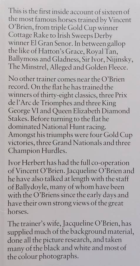 Vincent OBriens Great Horses | Ivor Herbert & Jacqueline OBrien