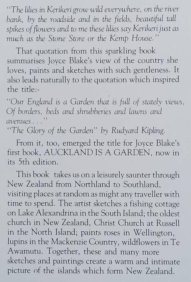 New Zealand is a Garden | Joyce Blake