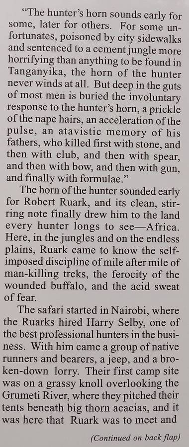 Horn of the Hunter: The Story of an African Safari | Robert C. Ruark