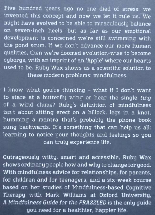 A Mindfulness Guide to the Frazzled (Signed by Author) | Ruby Wax