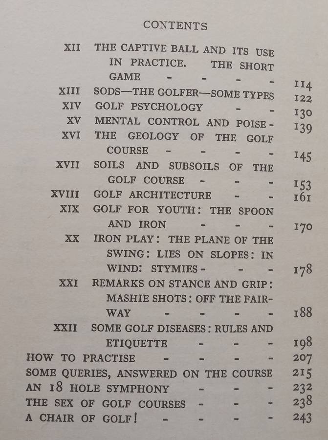 Golf From a New Angle: Being Letters from a Scratch Golfer to His Son at College (Published 1934)...