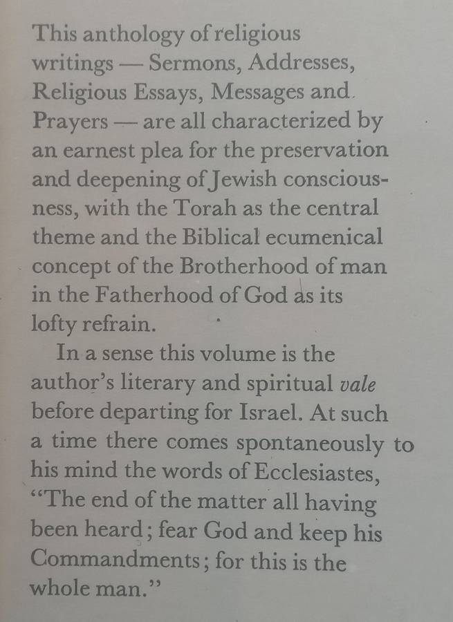 Living Waters: Collection of Sermons, Addresses and Prayers (Inscribed by Author) | Israel Abrahams
