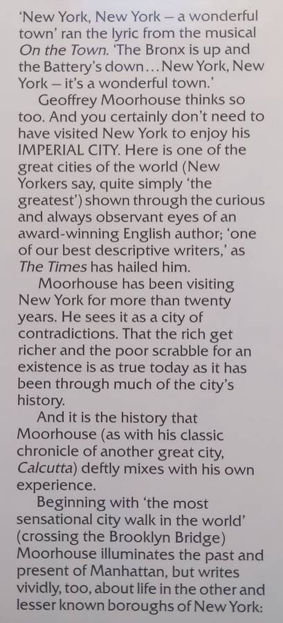 Imperial City: The Rise and Rise of New York | Geoffrey Moorhouse