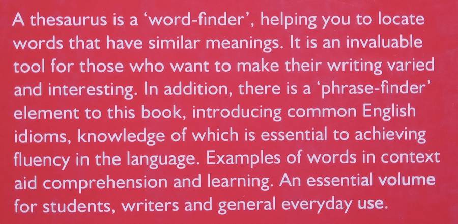English Thesaurus