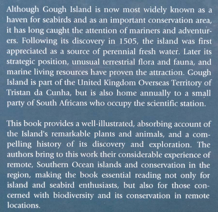 Gough Island: A Natural History | Christine Hanel, et al.