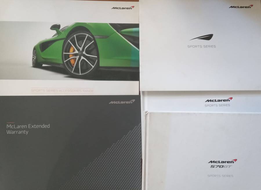 Collection of McLaren Sports Series Books & Booklets
