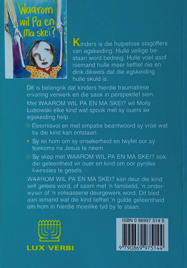 Waarom wil Pa en Ma skei? | Molly Lubowski