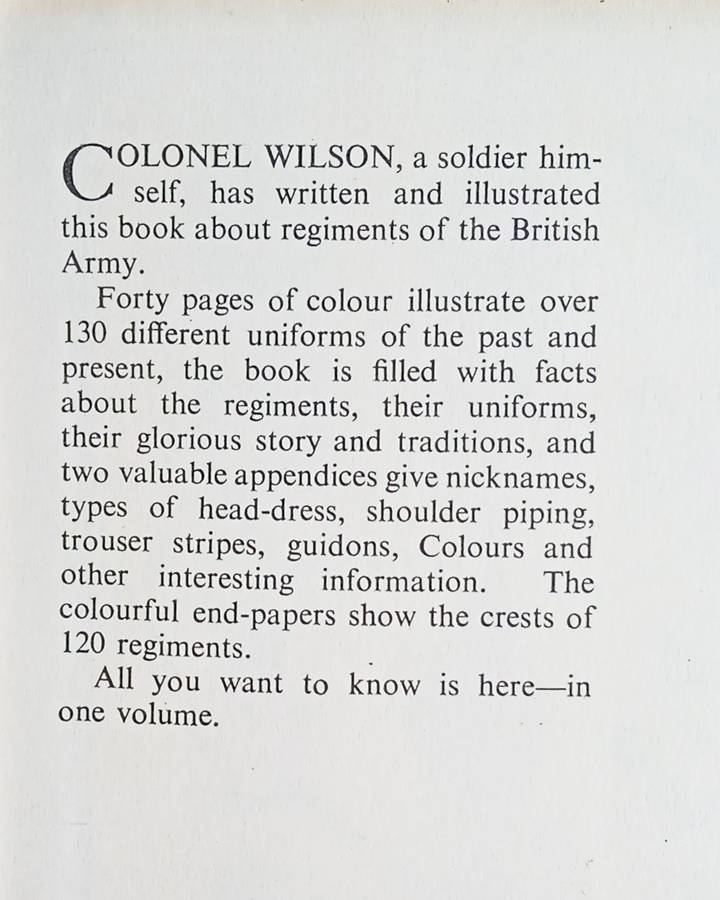 Regiments at a Glance | Lt. Col. Frank Wilson