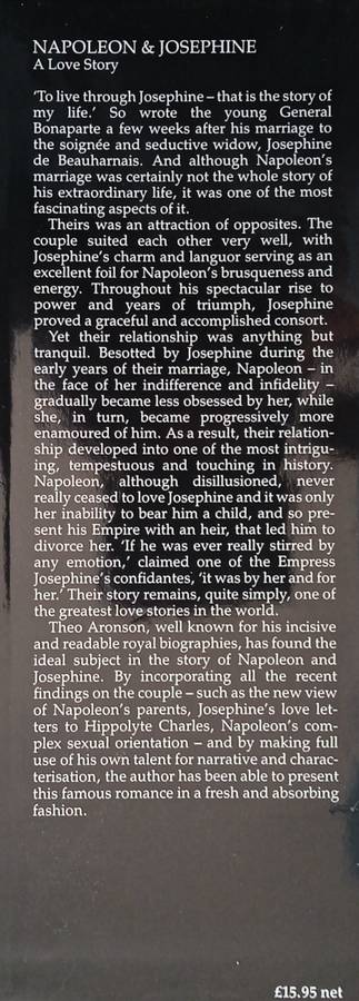 Napoleon And Josephine: A Love Story | Theo Aronson