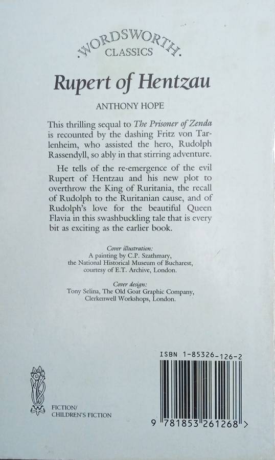 Rupert Hentzau | Anthony Hope