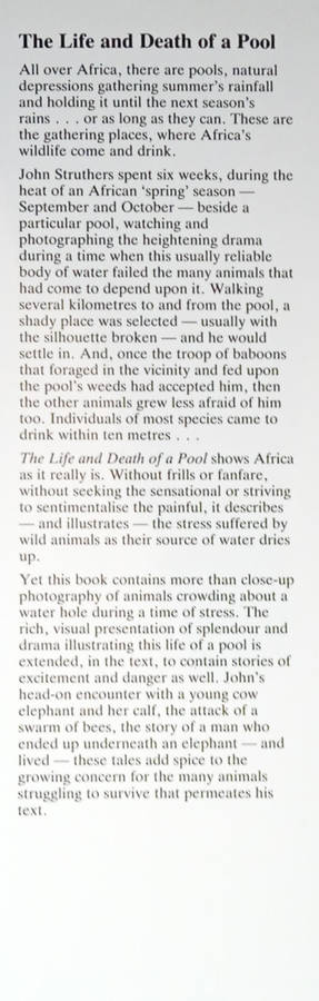 The Life and Death of a Pool | Joan Struthers