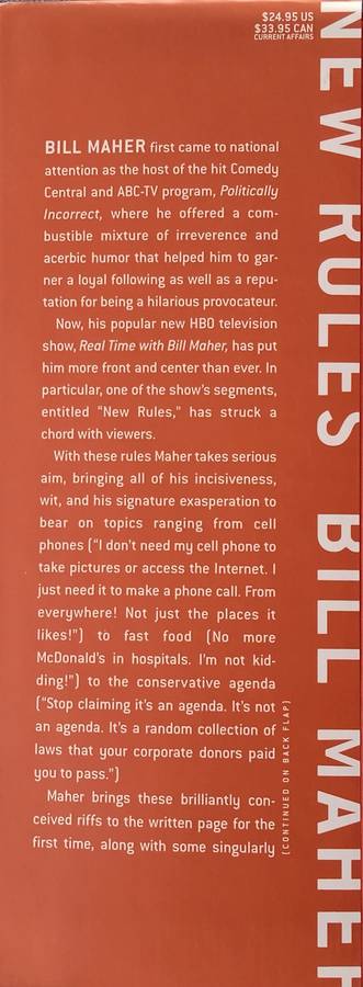 New Rules: Polite Musings from a Timid Observer | Bill Maher