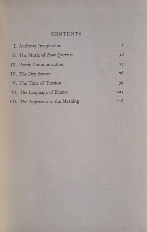 The Art of T.S. Eliot | Helen Gardner