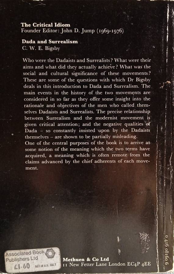 Dada and Surrealism | C.W.E. Bigsby