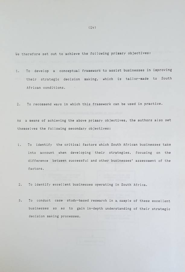 Development of a Framework for Successful Strategic Decision Making in the South African Environm...