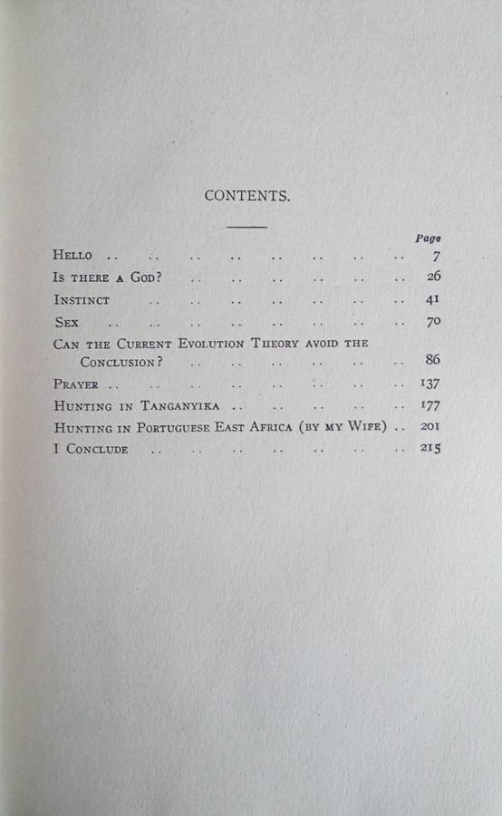 I Conclude: Convictions and Experiences of a Free-Thinking Doctor and Hunter | Senator Dr. W.P. S...