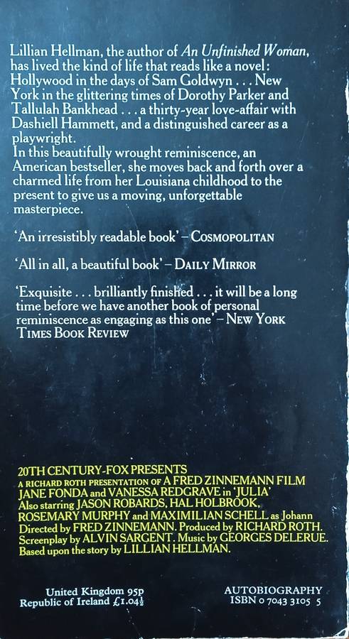 Pentimento: A Book of Portraits | Lillian Hellman
