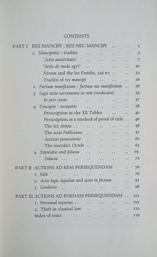 The Roman Law of Property and Obligations [Signed by the Author] | David Pugsley
