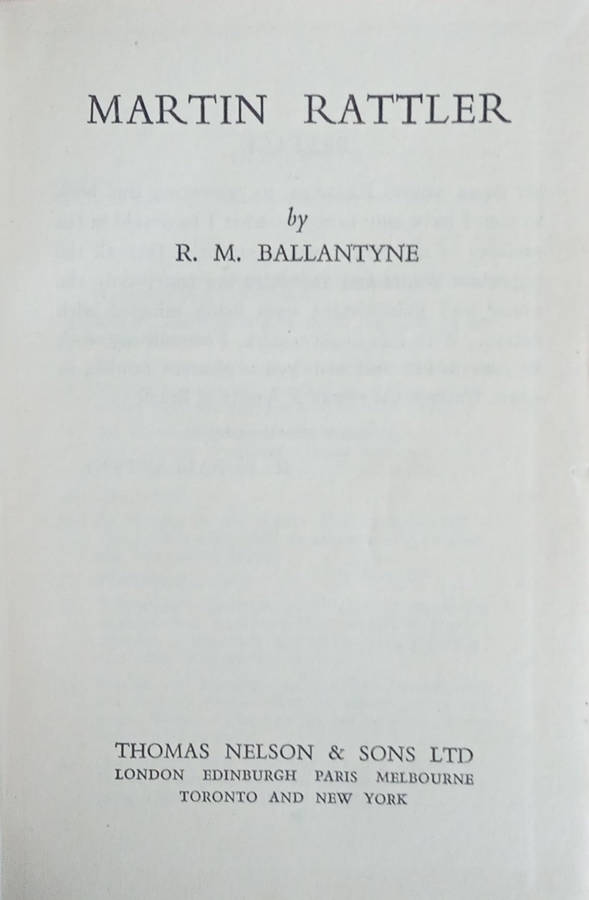 Martin Rattler | R.M. Ballantyne