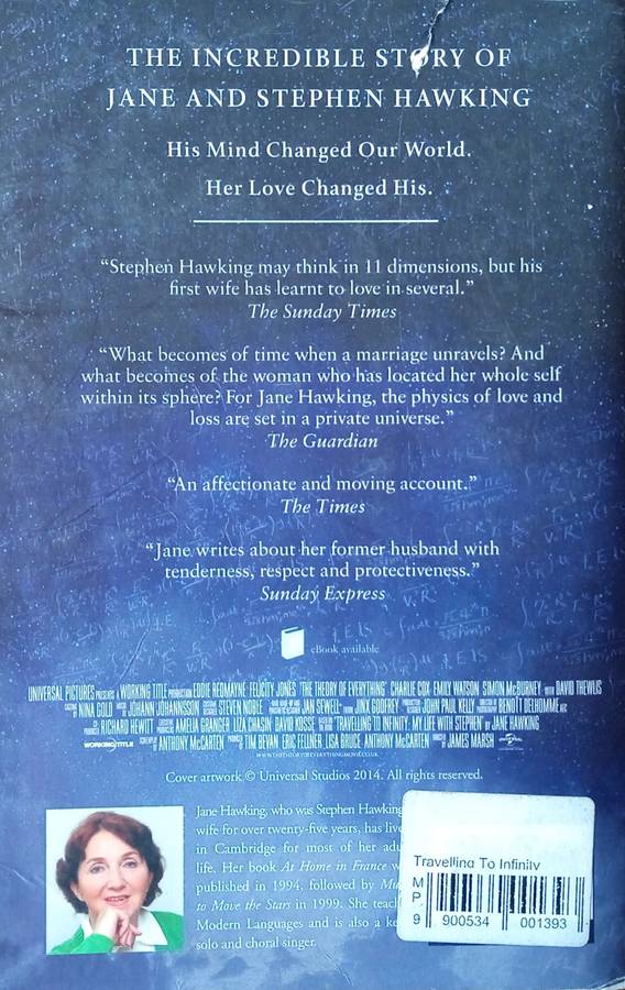 Travelling to Infinity: The True Story Behind The Theory of Everything | Jane Hawking